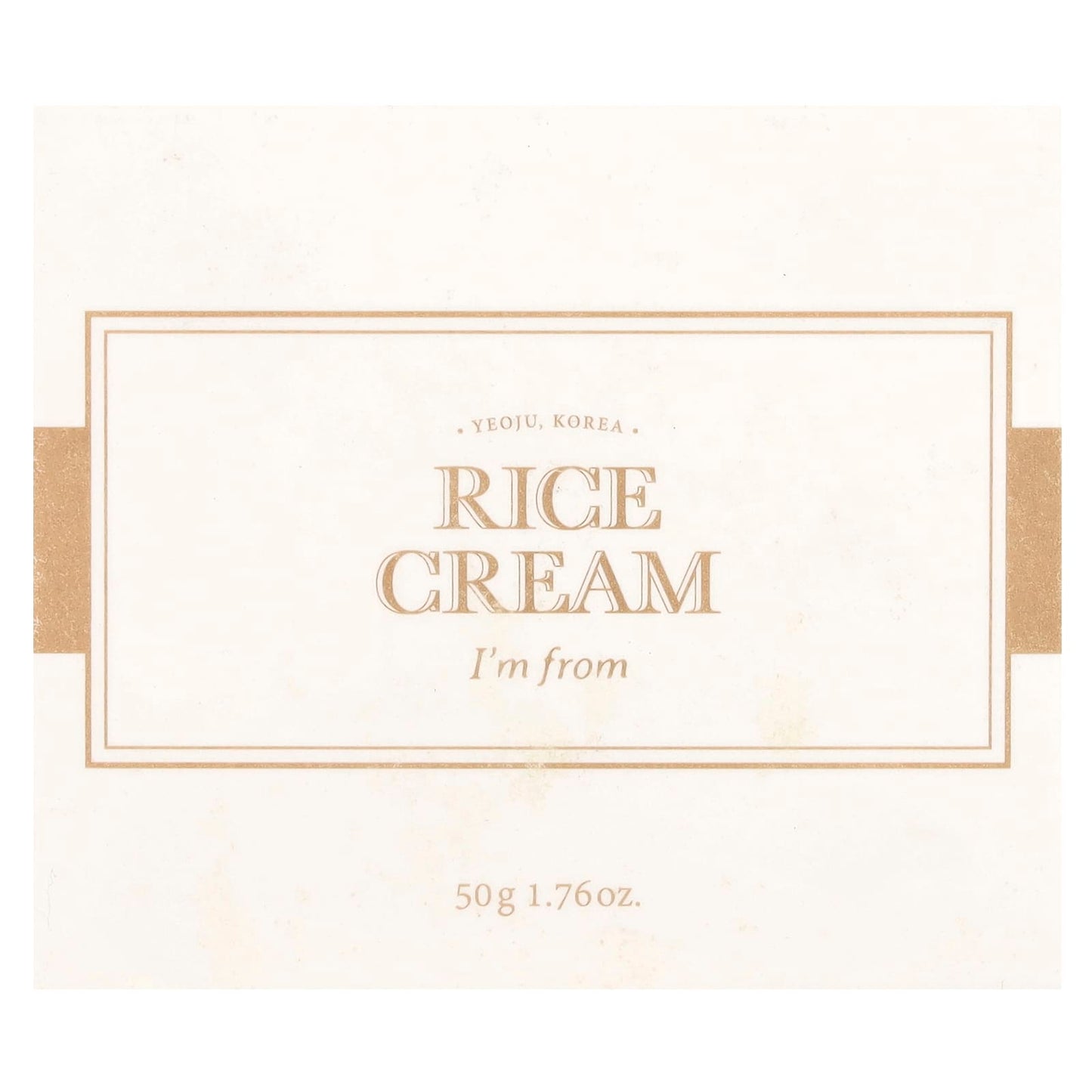 Korean Skincare, Rice Cream for Hydration and Soothing, 1.76 oz - I'm From - Image 2