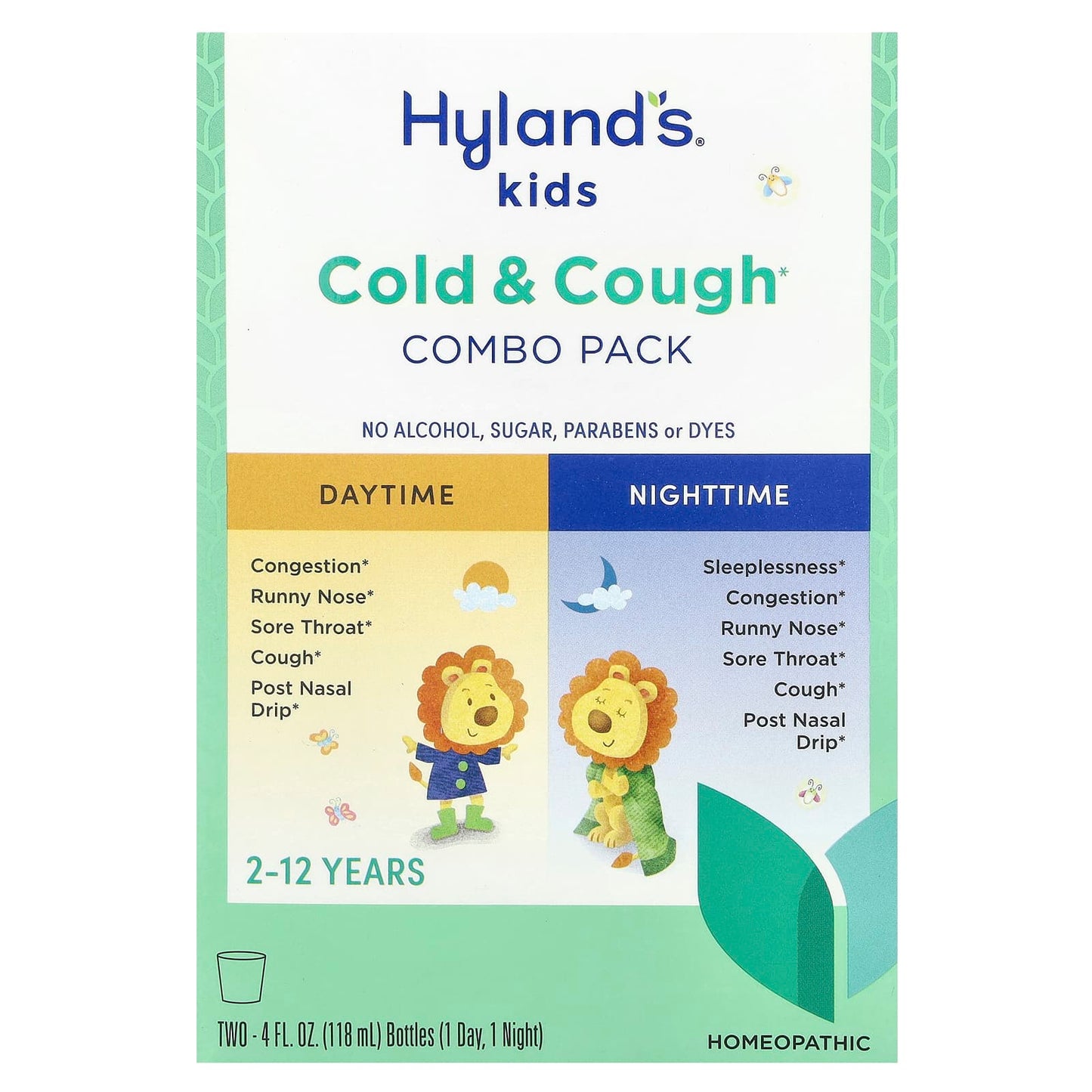 Relieve Kids' Cold & Cough Symptoms Naturally with Hyland's Daytime/Nighttime Combo Pack - Image 1