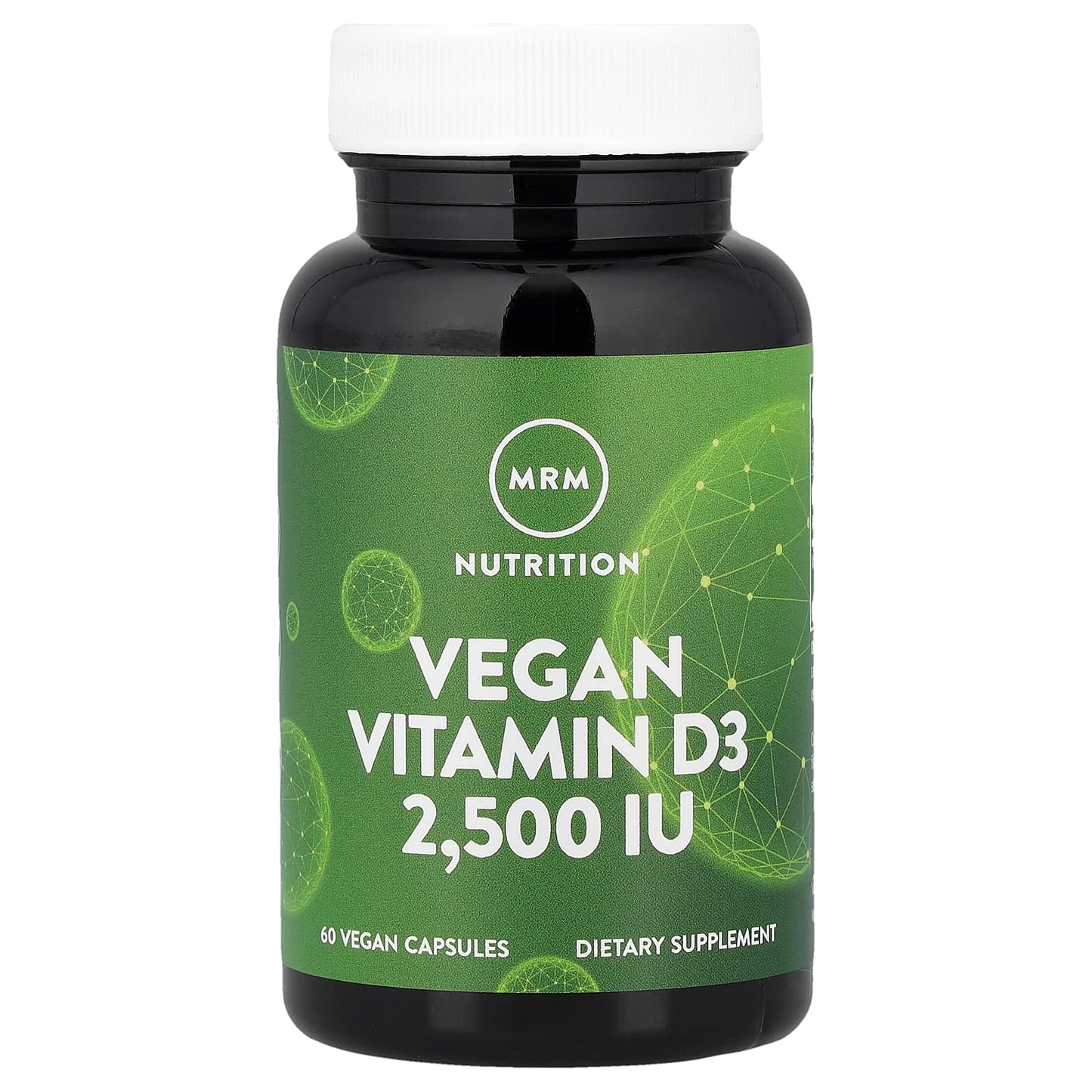 MRM Nutrition, Vegan Vitamin D3, 62.5 mcg (2,500 IU), 60 Vegan Capsules - Image 1
