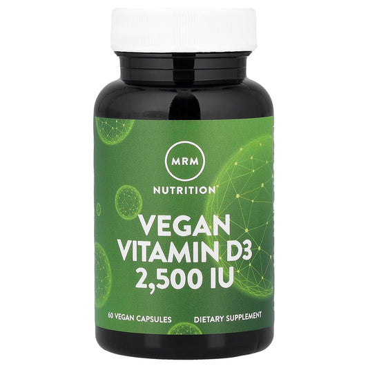MRM Nutrition, Vegan Vitamin D3, 62.5 mcg (2,500 IU), 60 Vegan Capsules - Image 1