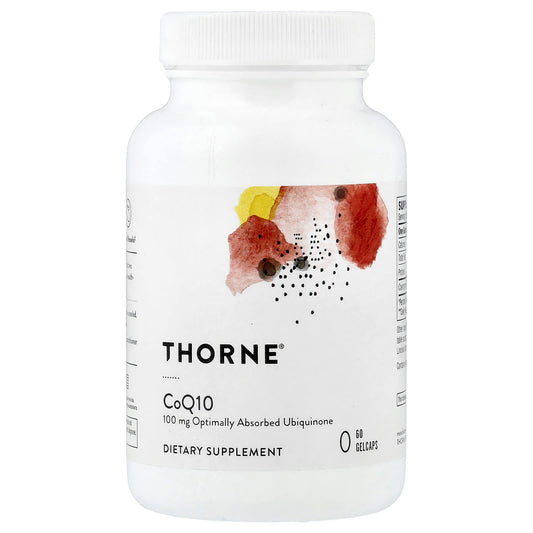 Thorne, CoQ10, 100 mg, 60 Gelcaps - Image 1