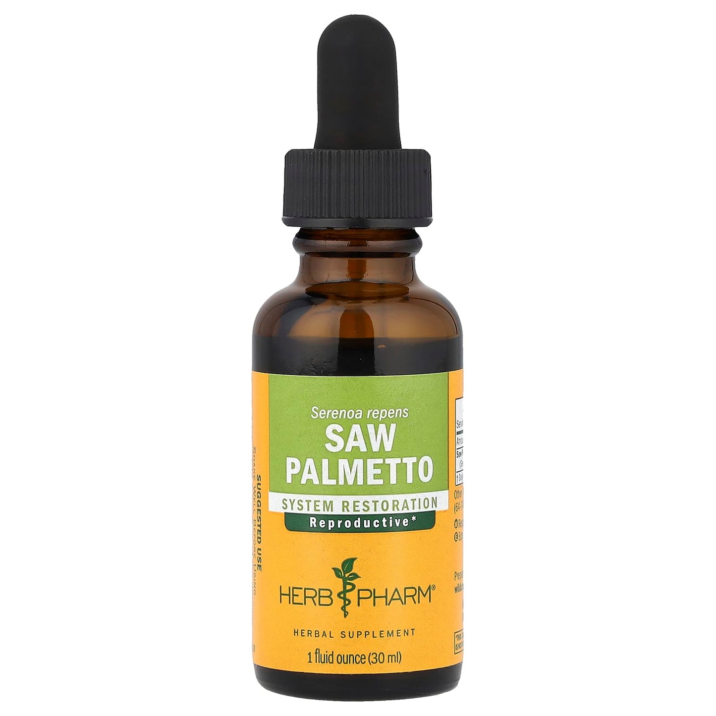 Saw Palmetto Liquid Supplement by Herb Pharm for Prostate Health - Image 1