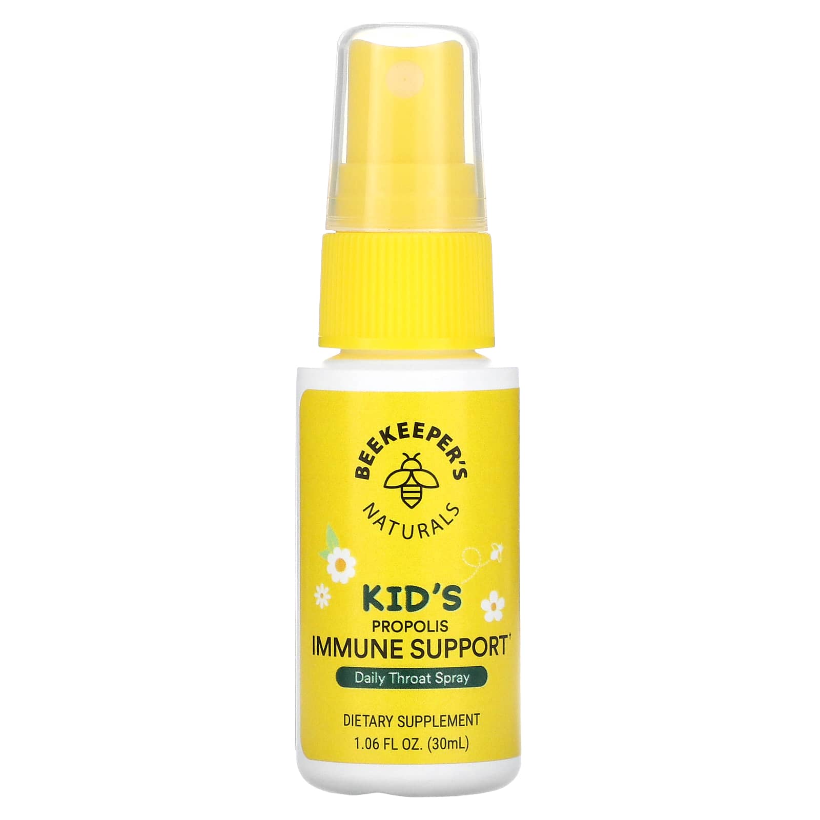 Beekeeper's Naturals, Kids, Propolis Immune Support, Daily Throat Spray, 1.06 fl oz (30 ml)