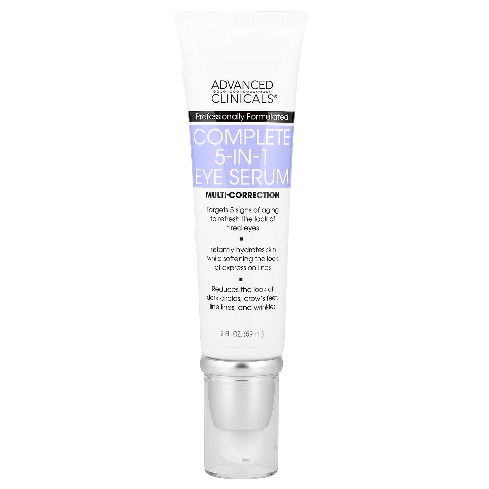 Clinical Strength Eye Serum for Dark Circles, Fine Lines, and Wrinkles - 5-in-1 Advanced Formula - Image 1
