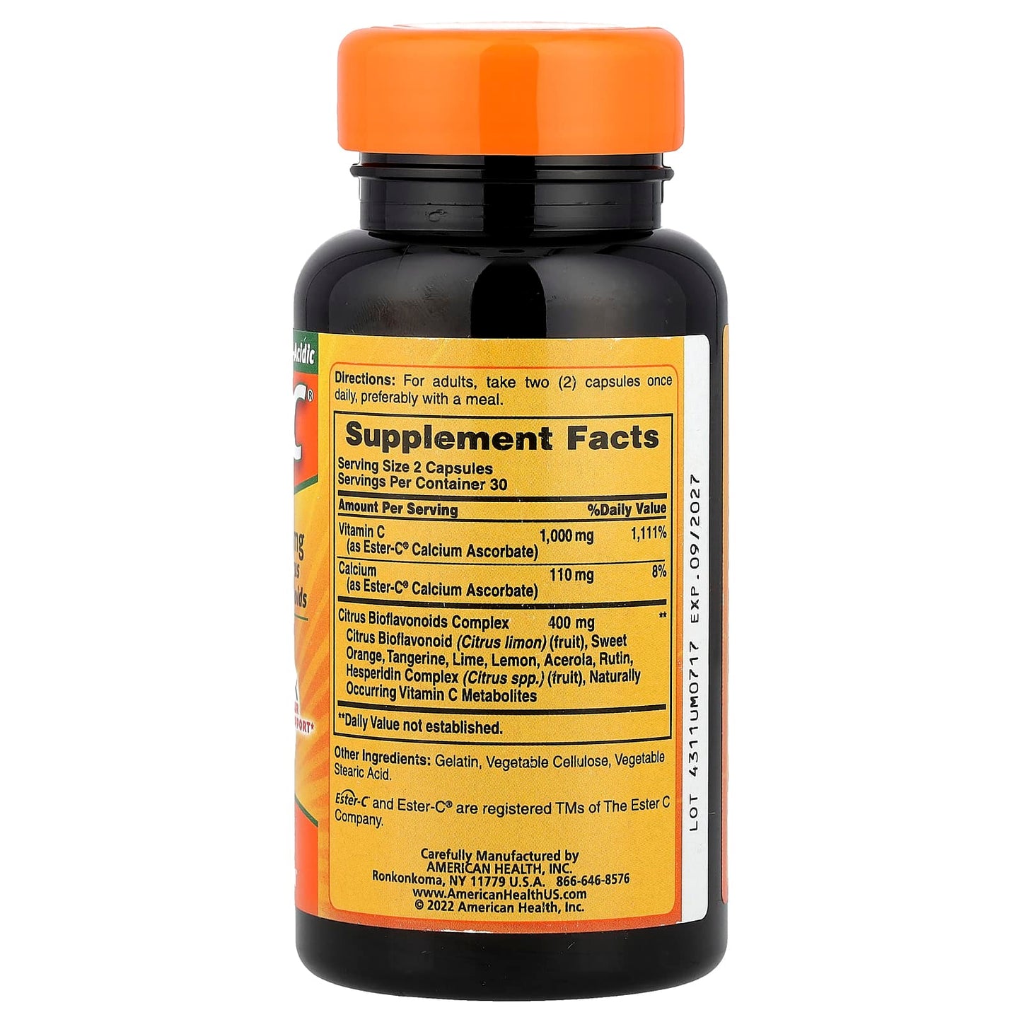 Boost Immunity with Ester-C Vitamin C Formula 60 Capsules - Image 2