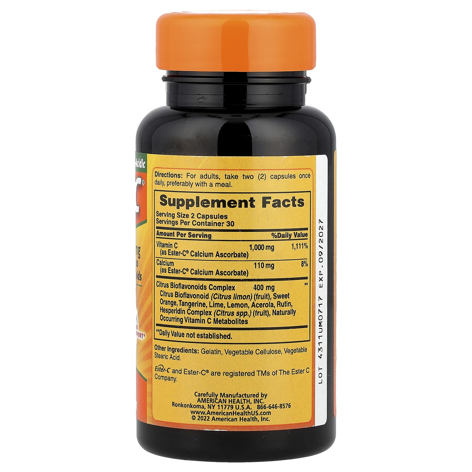 Boost Immunity with Ester-C Vitamin C Formula 60 Capsules - Image 2