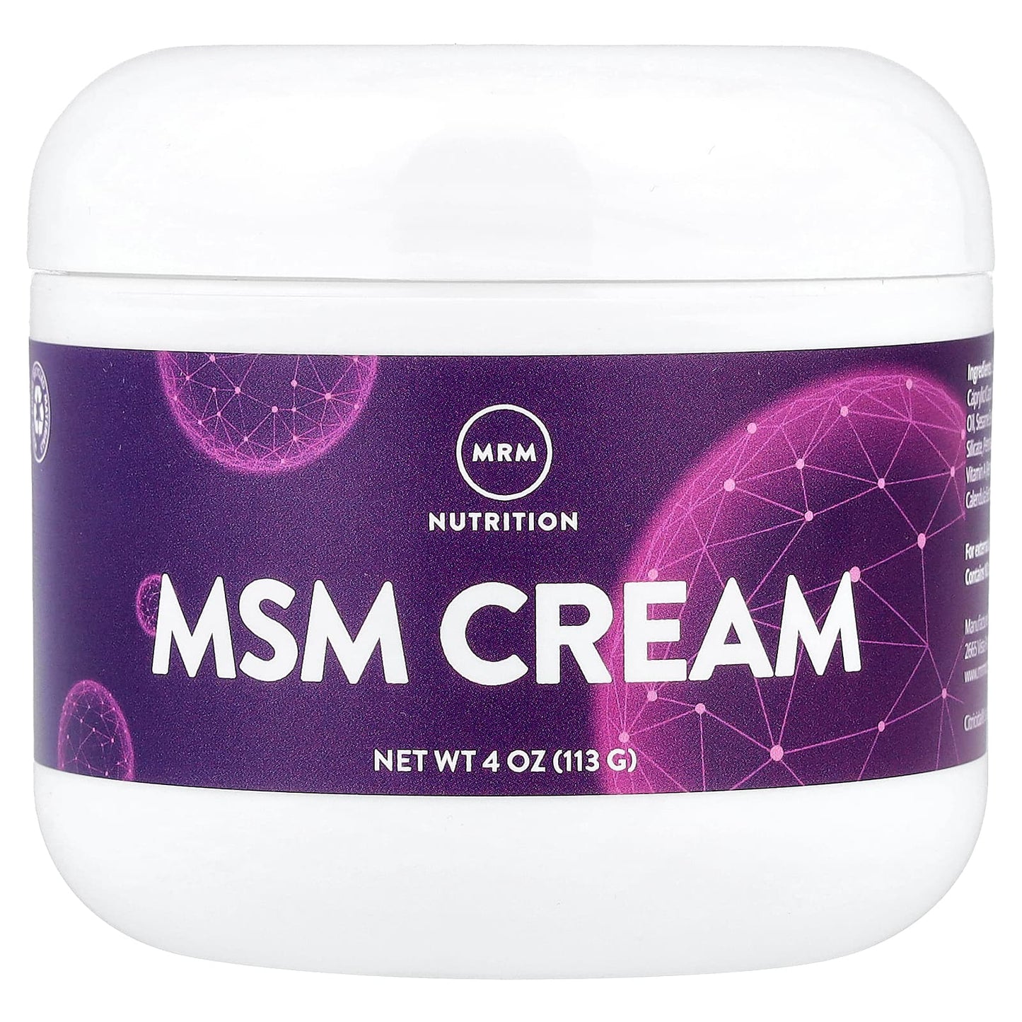 MRM Nutrition, MSM Cream, 4 oz (113 g) - Image 1