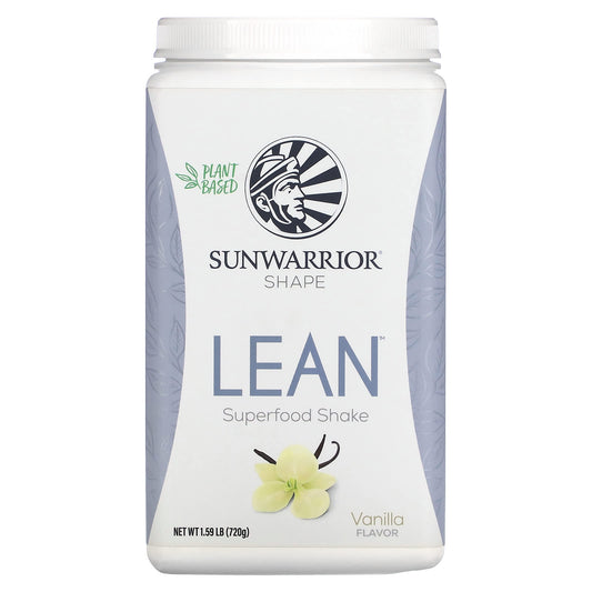 Sunwarrior, Lean Superfood Shake, Vanilla, 1.59 lb (720 g) - Image 1