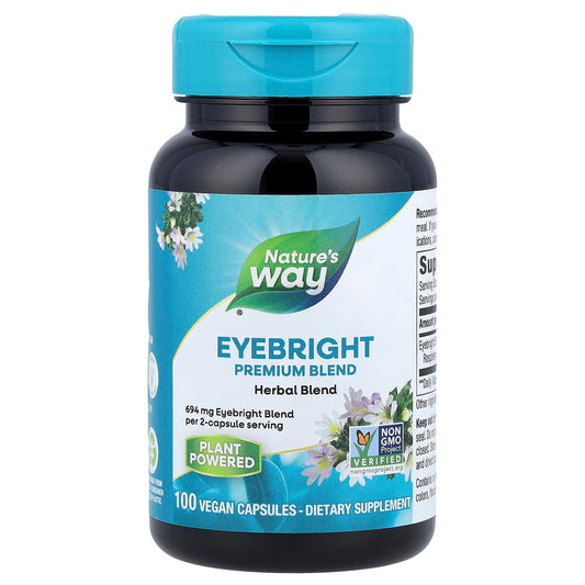 Nature's Way, Eyebright Premium Blend, 100 Vegan Capsules - Image 1