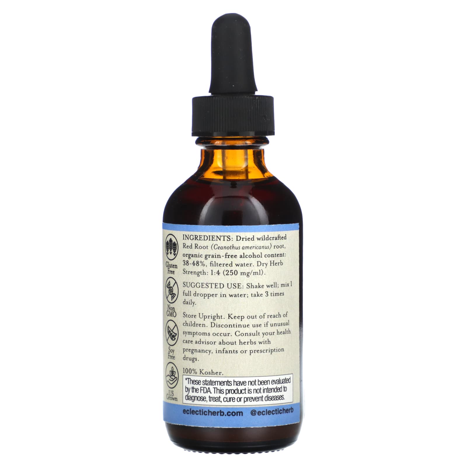 Eclectic Herb Red Root Extract Lymph & Immune Support Supplement - Image 2