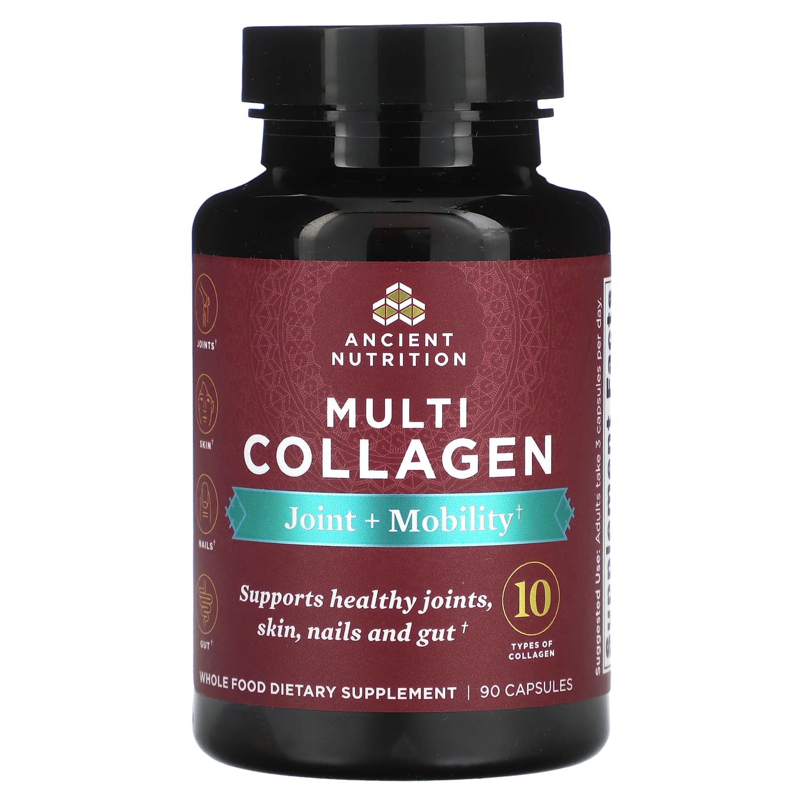 Ancient Nutrition Multi Collagen for Joint + Mobility, 90 Capsules - Image 1