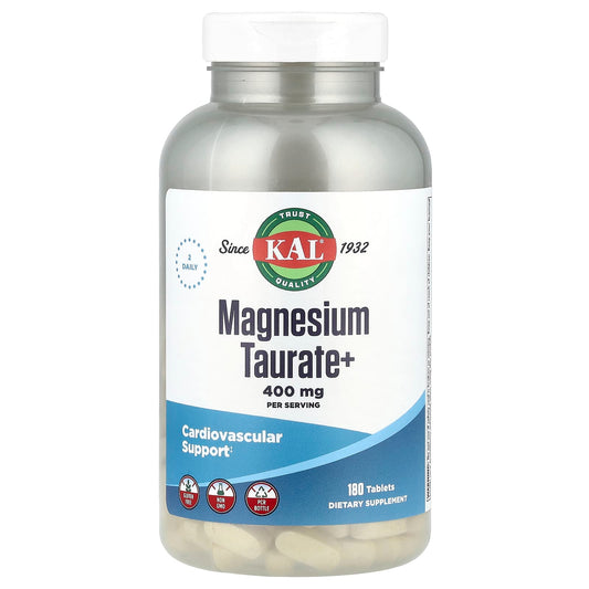 Magnesium Taurate+ Supplement for Heart Health & Relaxation - KAL - Image 1