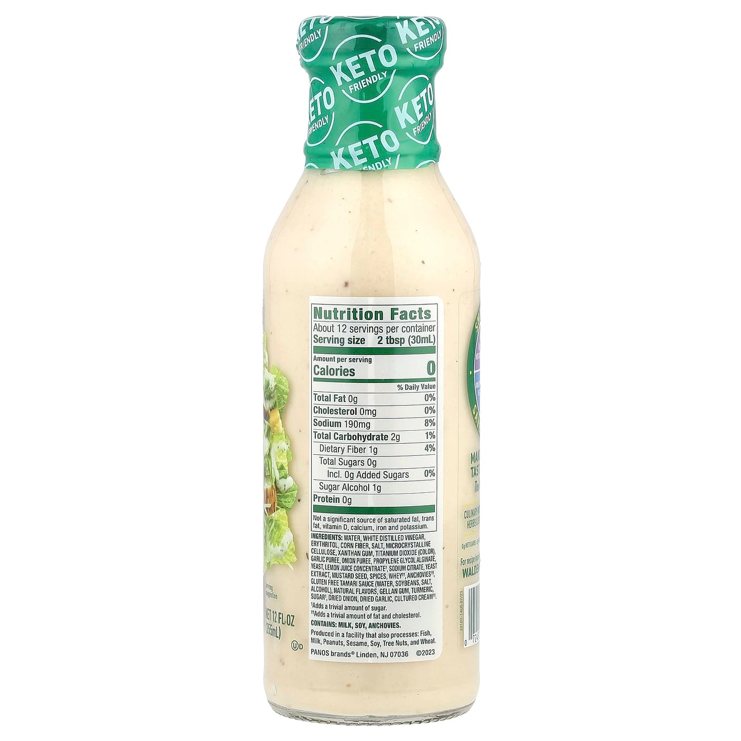 Walden Farms, Caesar Dressing, 12 fl oz (355 ml) - Image 2