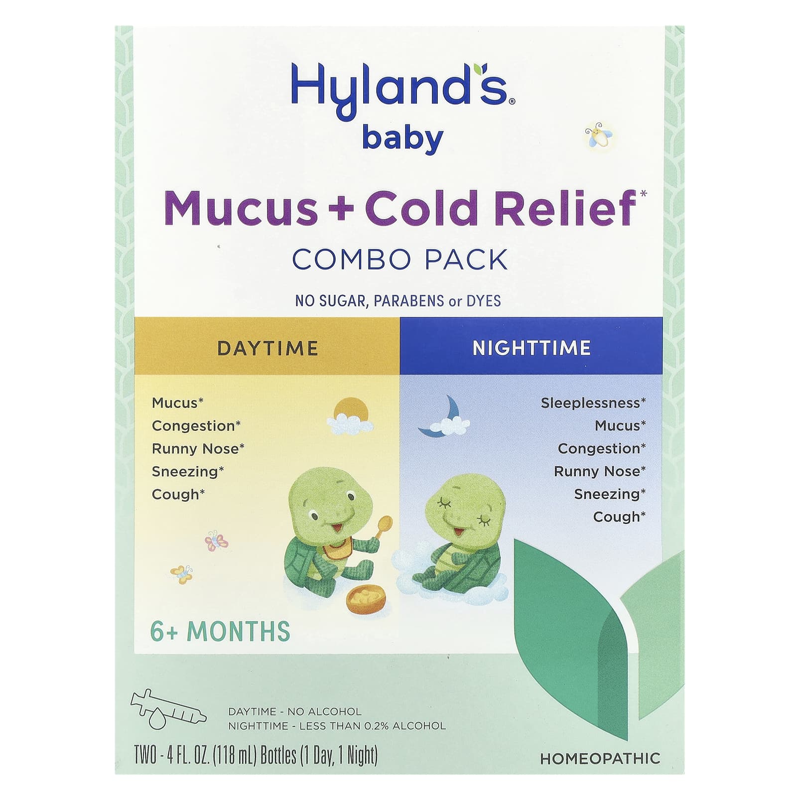 Hyland's Naturals Baby Mucus & Cold Relief Combo Pack, Day & Night - Image 1