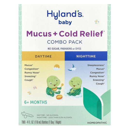 Hyland's Naturals Baby Mucus & Cold Relief Combo Pack, Day & Night - Image 1