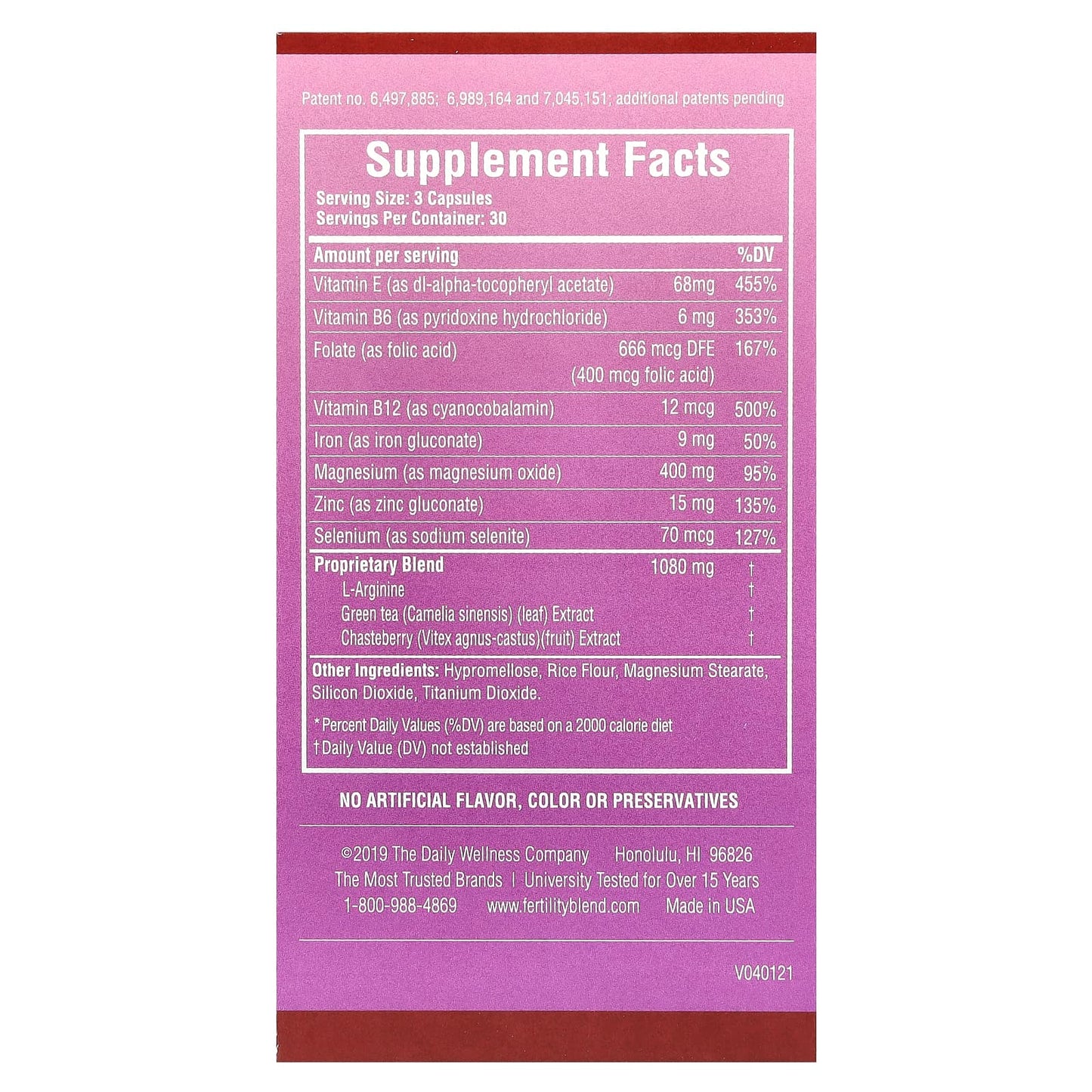 Daily Wellness Company, Fertility Blend® for Women, 90 Veggie Capsules