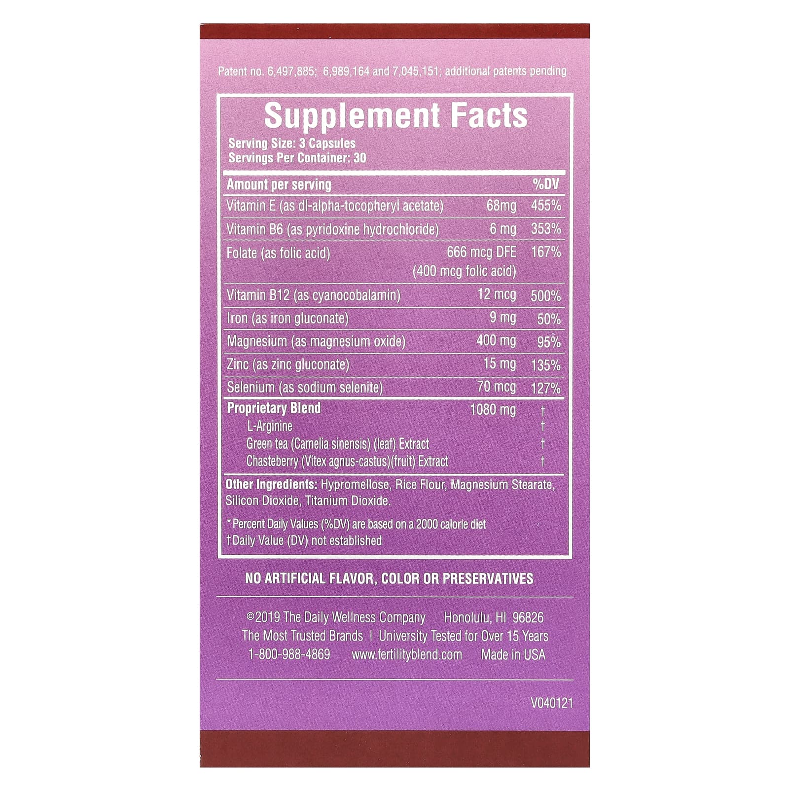 Daily Wellness Company, Fertility Blend® for Women, 90 Veggie Capsules