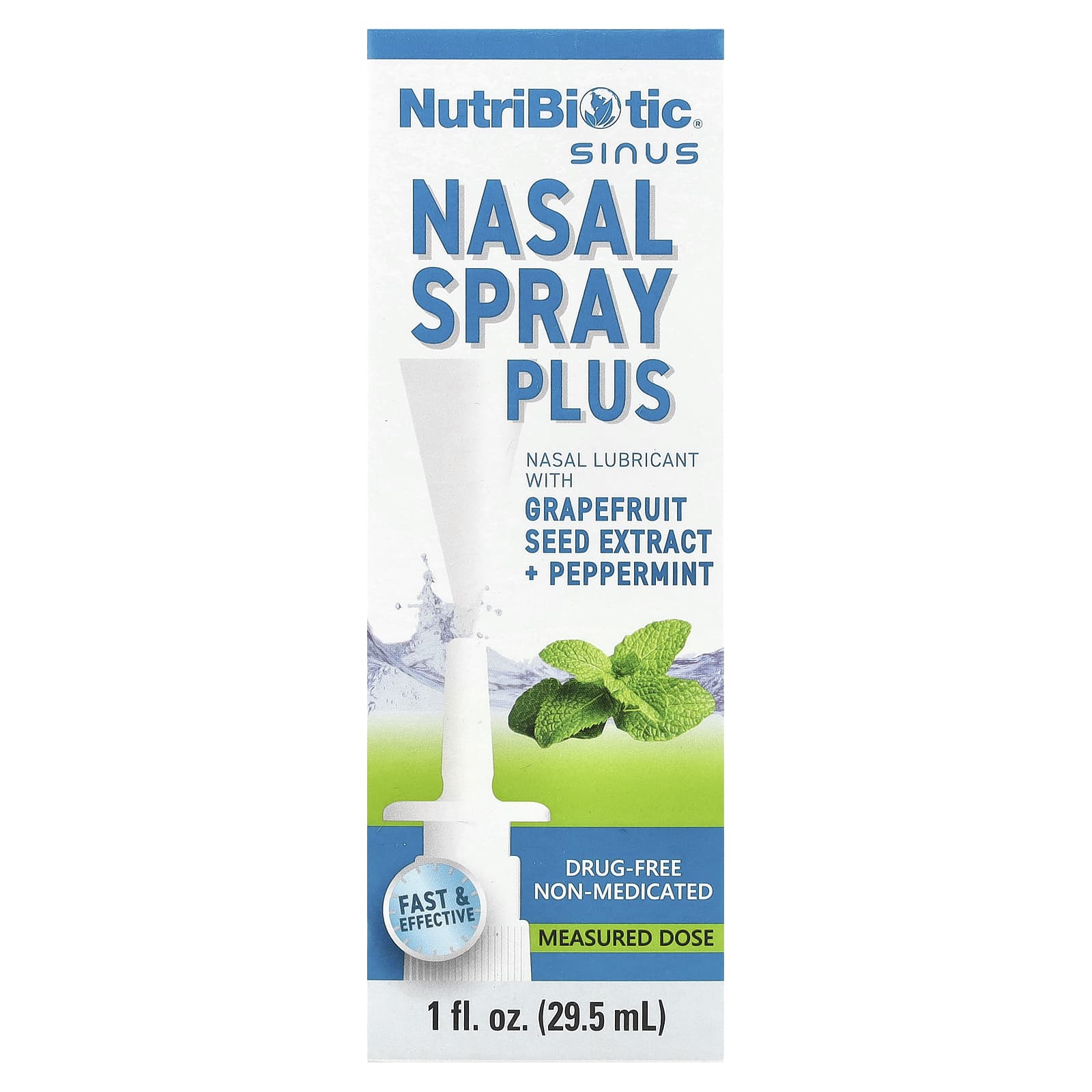 NutriBiotic, Sinus Nasal Spray Plus, 1 fl oz (29.5 ml) - Image 2