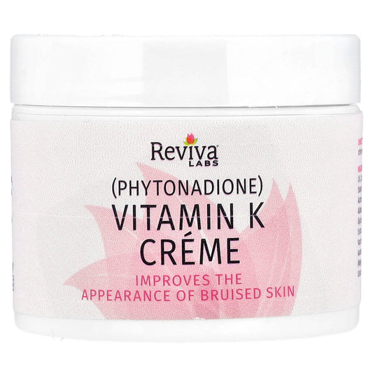 Reviva Labs, Vitamin K Creme, All Skin Types, 2 oz (55 g) - Image 1