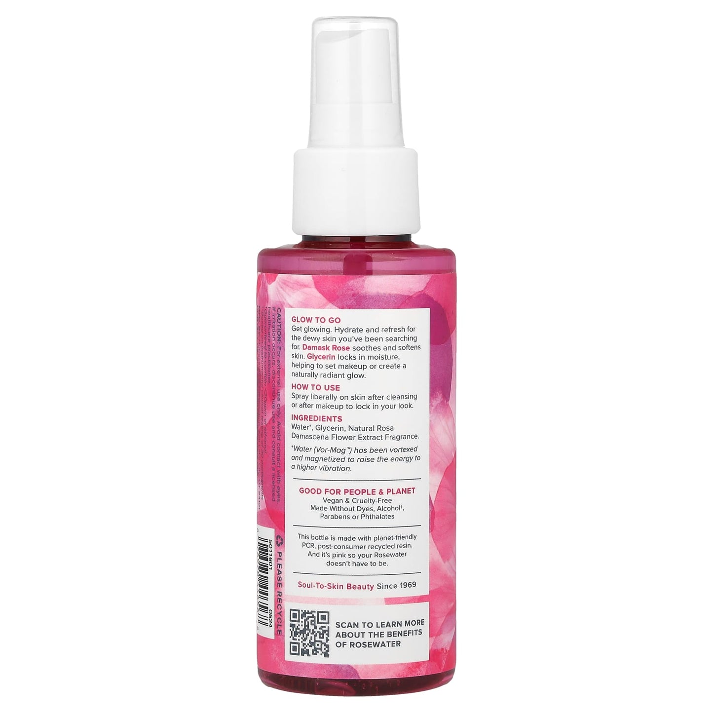 Damask Rose Hydrating Facial Mist - 4 fl oz | Heritage Store - Image 2