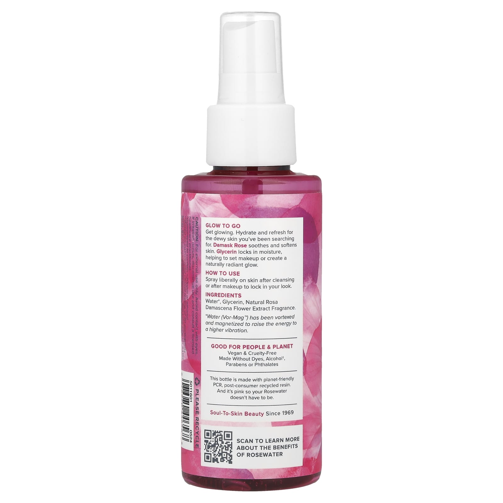 Damask Rose Hydrating Facial Mist - 4 fl oz | Heritage Store - Image 2