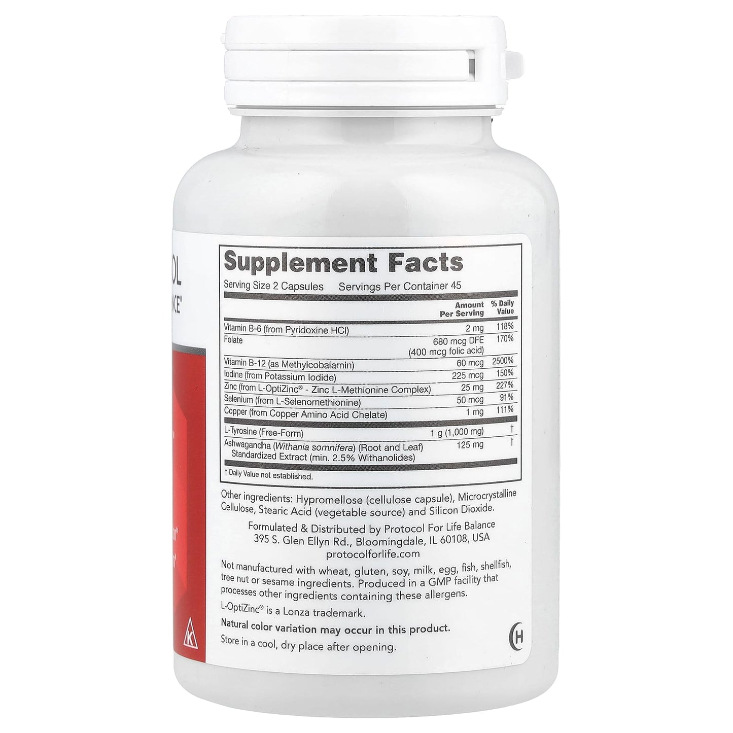 Protocol for Life Balance, Ortho Thyroid™, 90 Capsules - Image 2