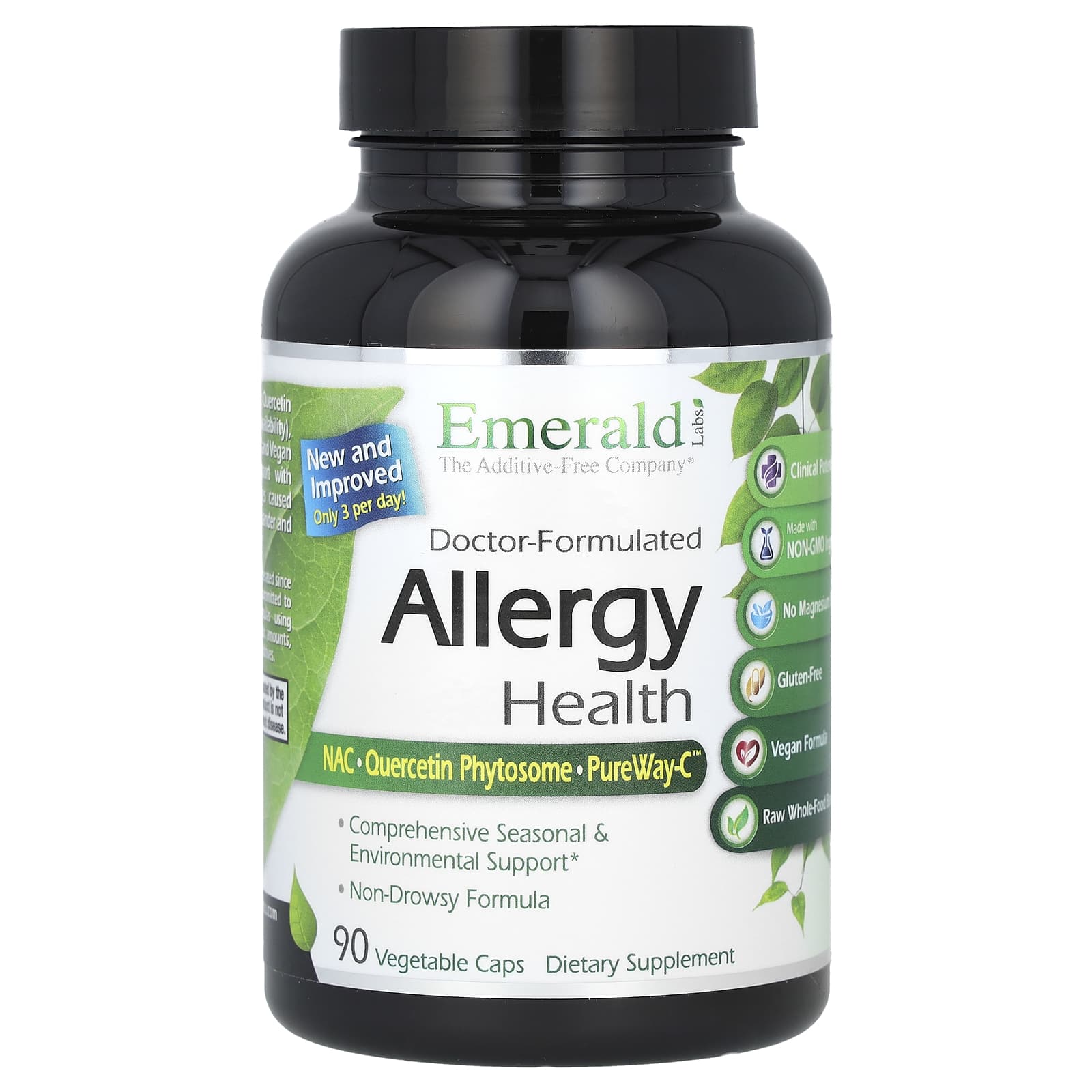 Emerald Laboratories Allergy Health Support - 90 Capsules - Image 1