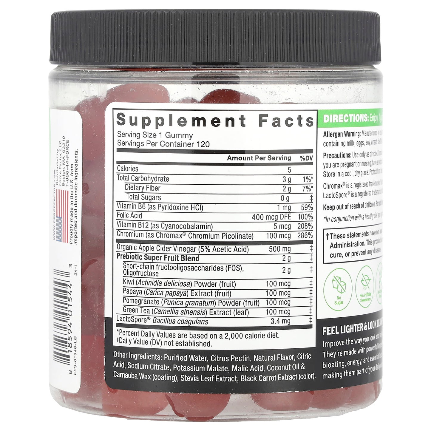 Keto ACV Gummies for Weight Loss, Metabolism & Energy - 120 Sugar-Free Gummies - Image 2