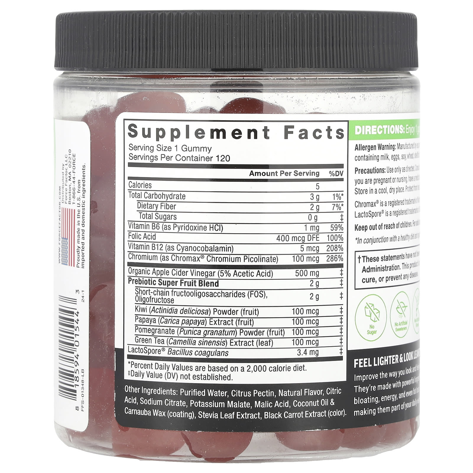Keto ACV Gummies for Weight Loss, Metabolism & Energy - 120 Sugar-Free Gummies - Image 2