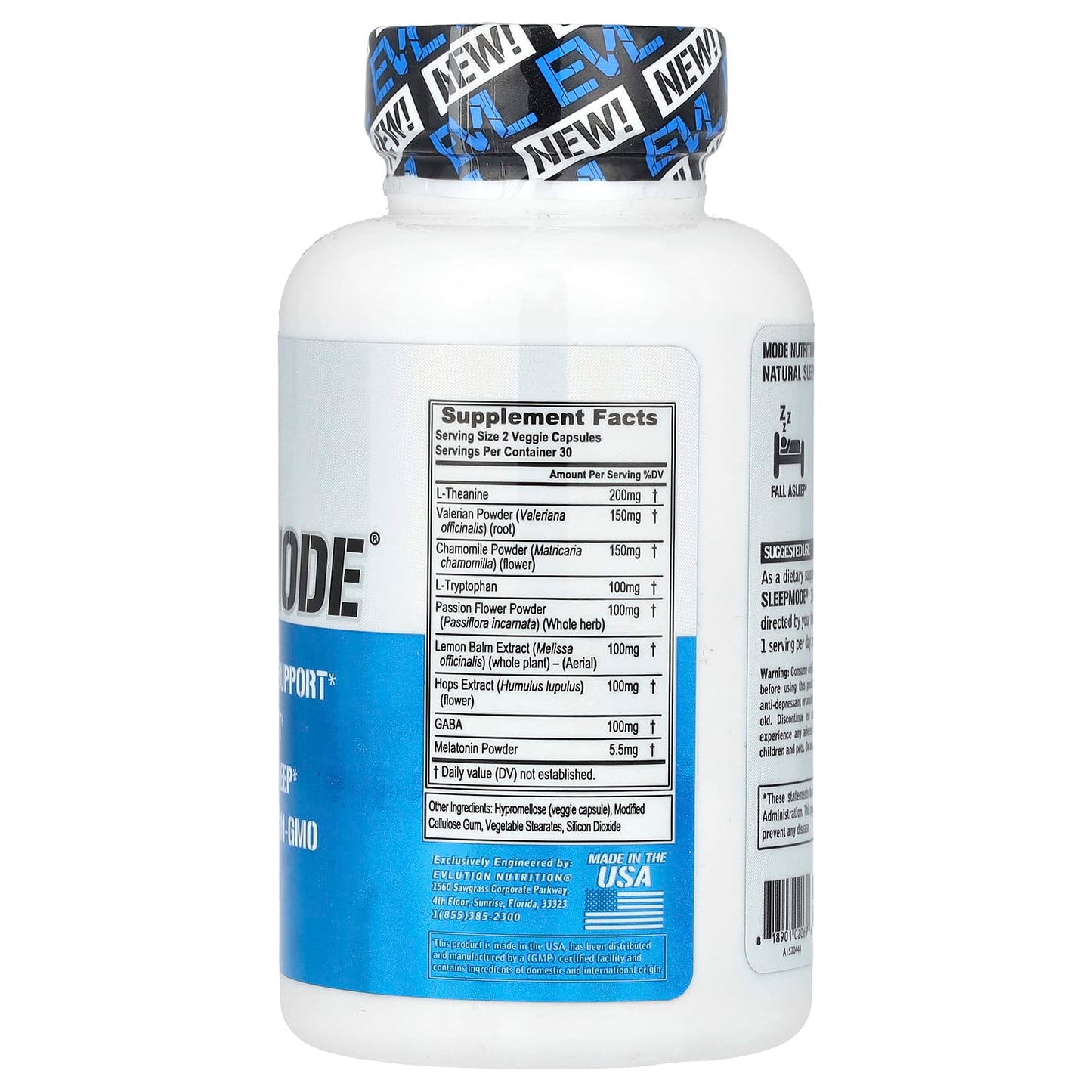 Sleep Better with EVLution Nutrition SleepMode, Natural Sleep Support - Image 2