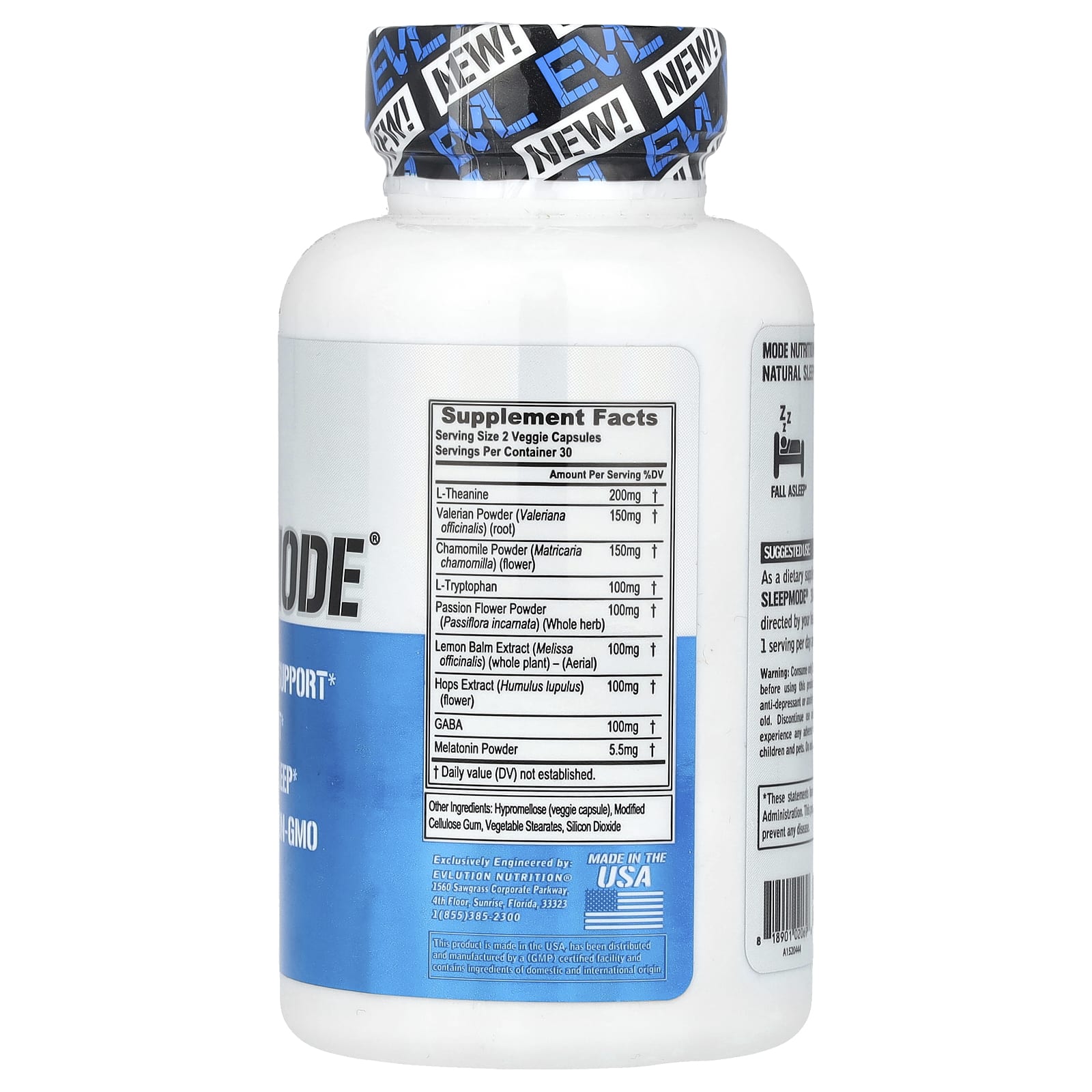 Sleep Better with EVLution Nutrition SleepMode, Natural Sleep Support - Image 2