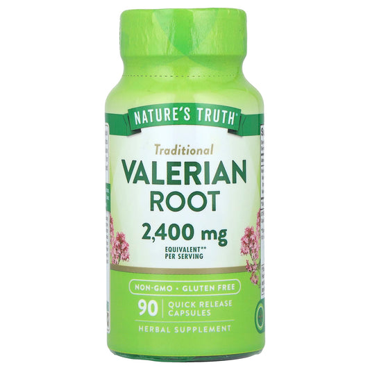 Nature's Truth, Valerian Root, 90 Quick Release Capsules (1,200 mg per Capsule) - Image 1