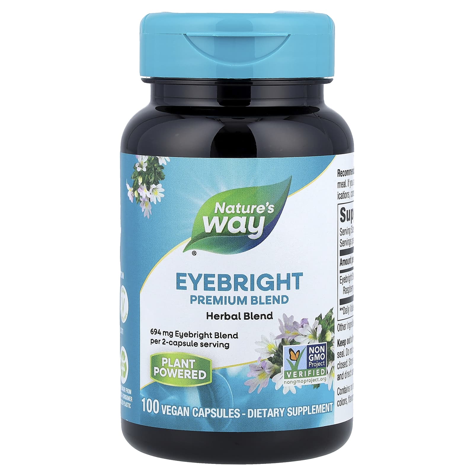 Nature's Way, Eyebright Premium Blend, 100 Vegan Capsules - Image 1