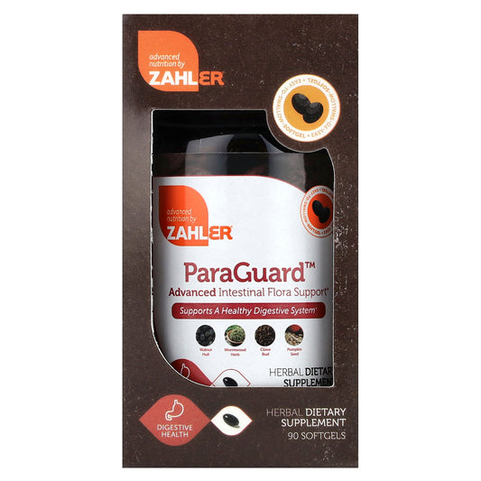 Zahler, ParaGuard™, Advanced Intestinal Flora Support, 90 Softgels - Image 1