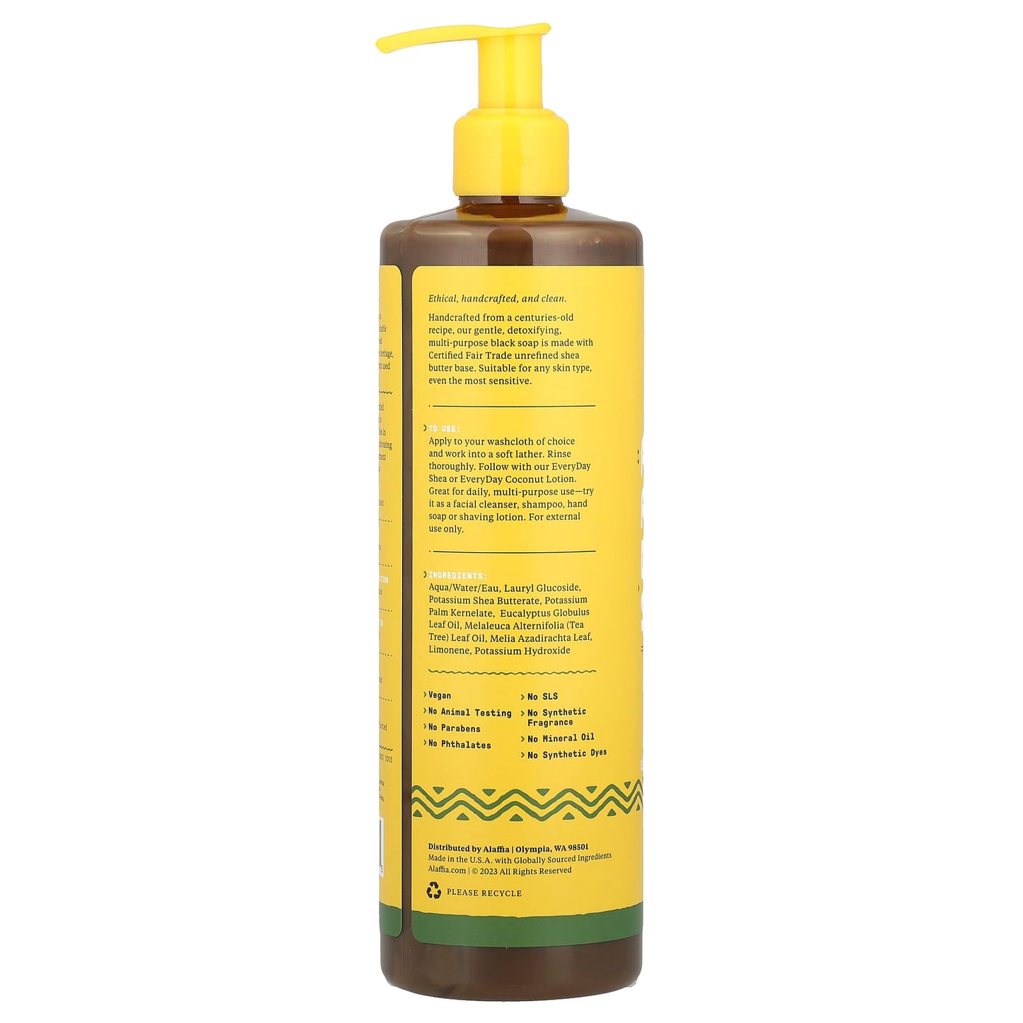 Authentic African Black Soap for All Skin Types by Alaffia - Image 2