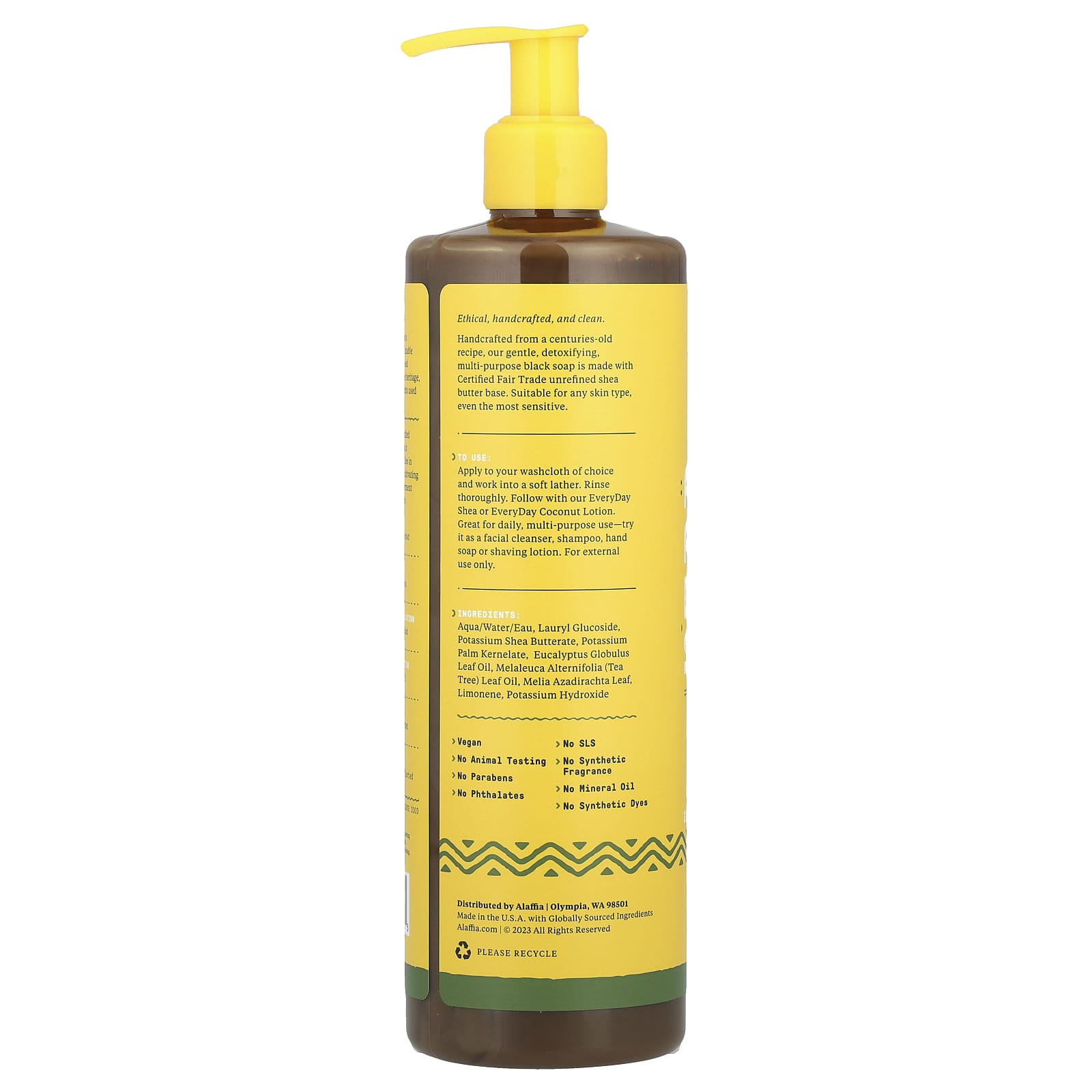 Authentic African Black Soap for All Skin Types by Alaffia - Image 2