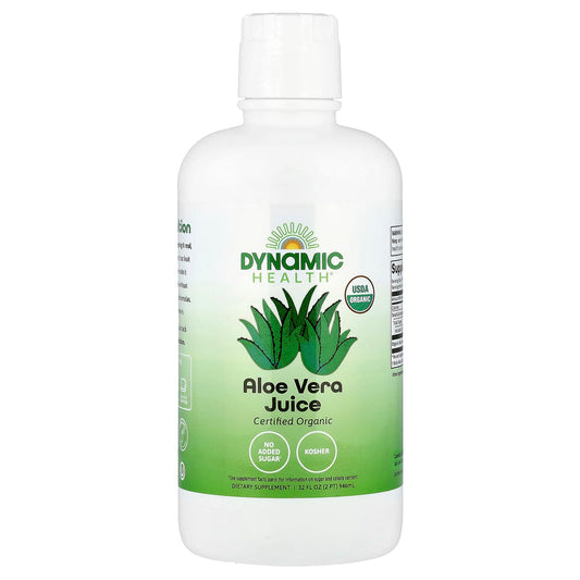 Aloe Vera Juice by Dynamic Health | USDA Organic & Sugar-Free - Image 1