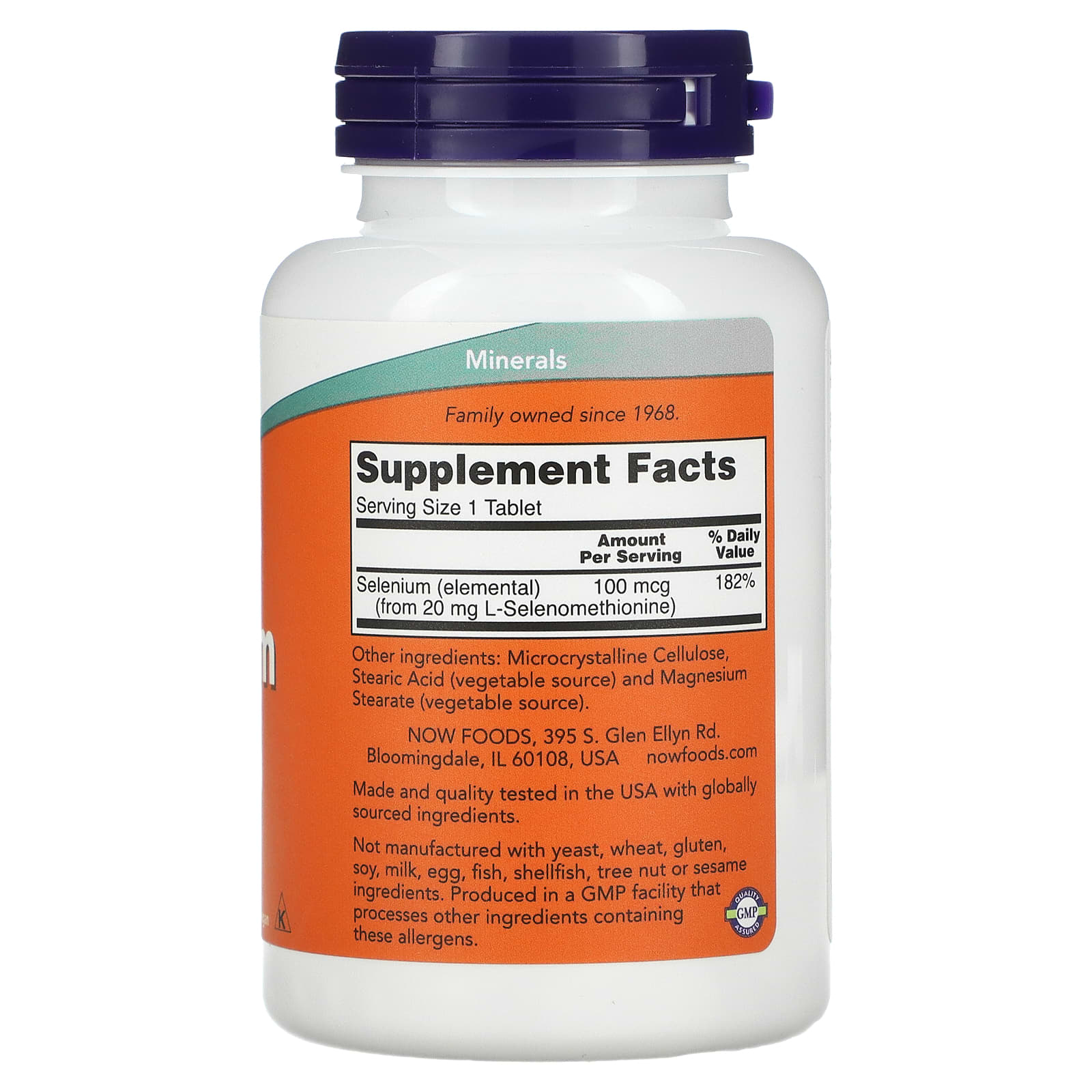 NOW Foods, Selenium, 100 mcg, 250 Tablets - Image 2