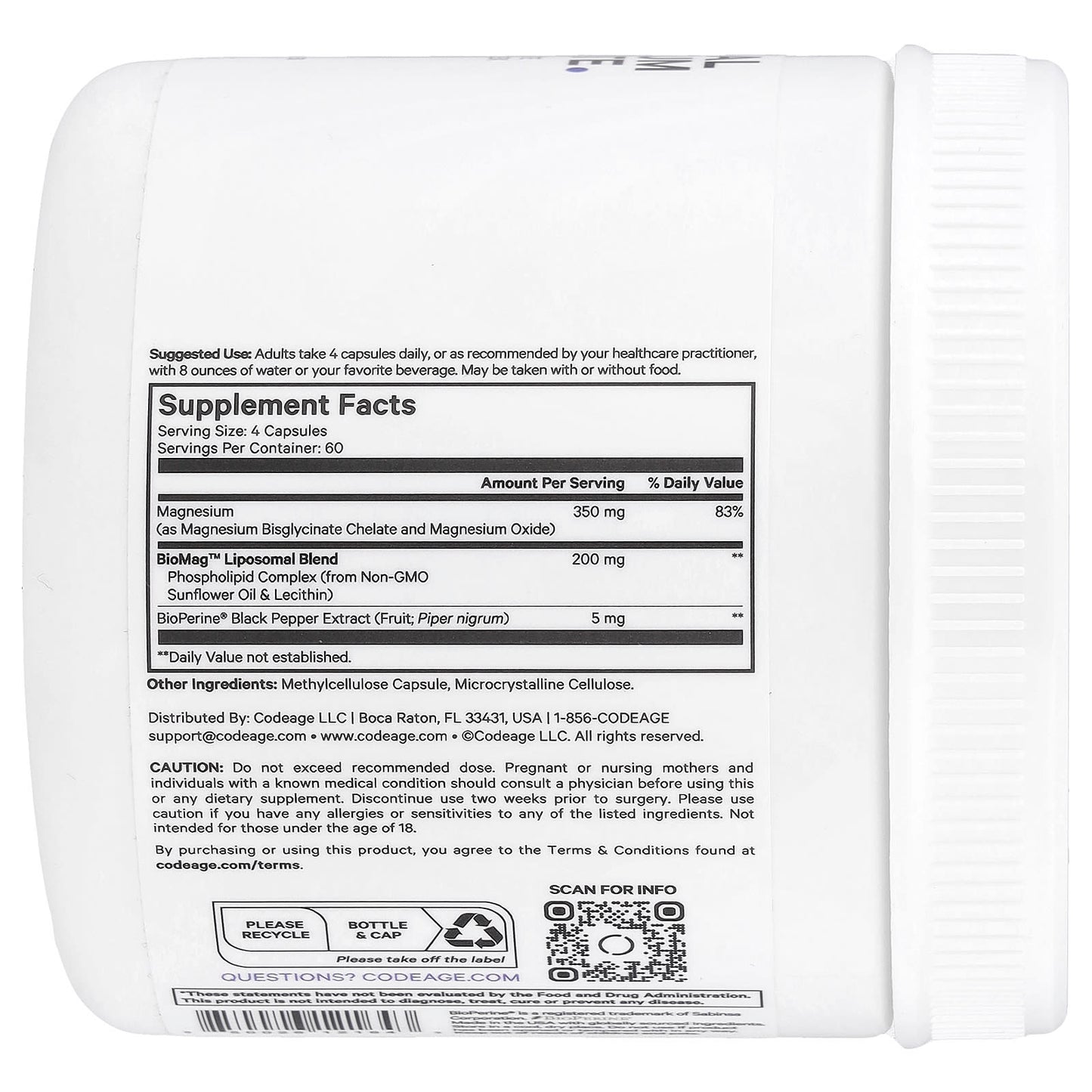 Unlock Relaxation with CodeAge Liposomal Magnesium Glycinate - Image 2