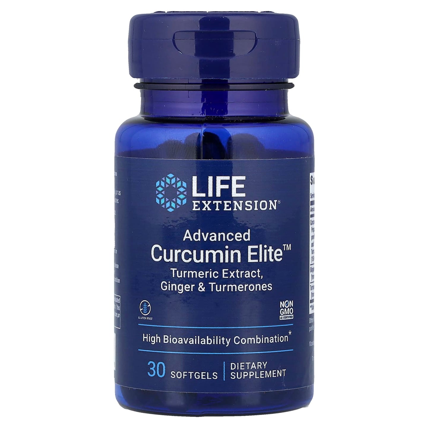 Life Extension, Advanced Curcumin Elite™, Turmeric Extract, Ginger & Turmerones, 30 Softgels - Image 1