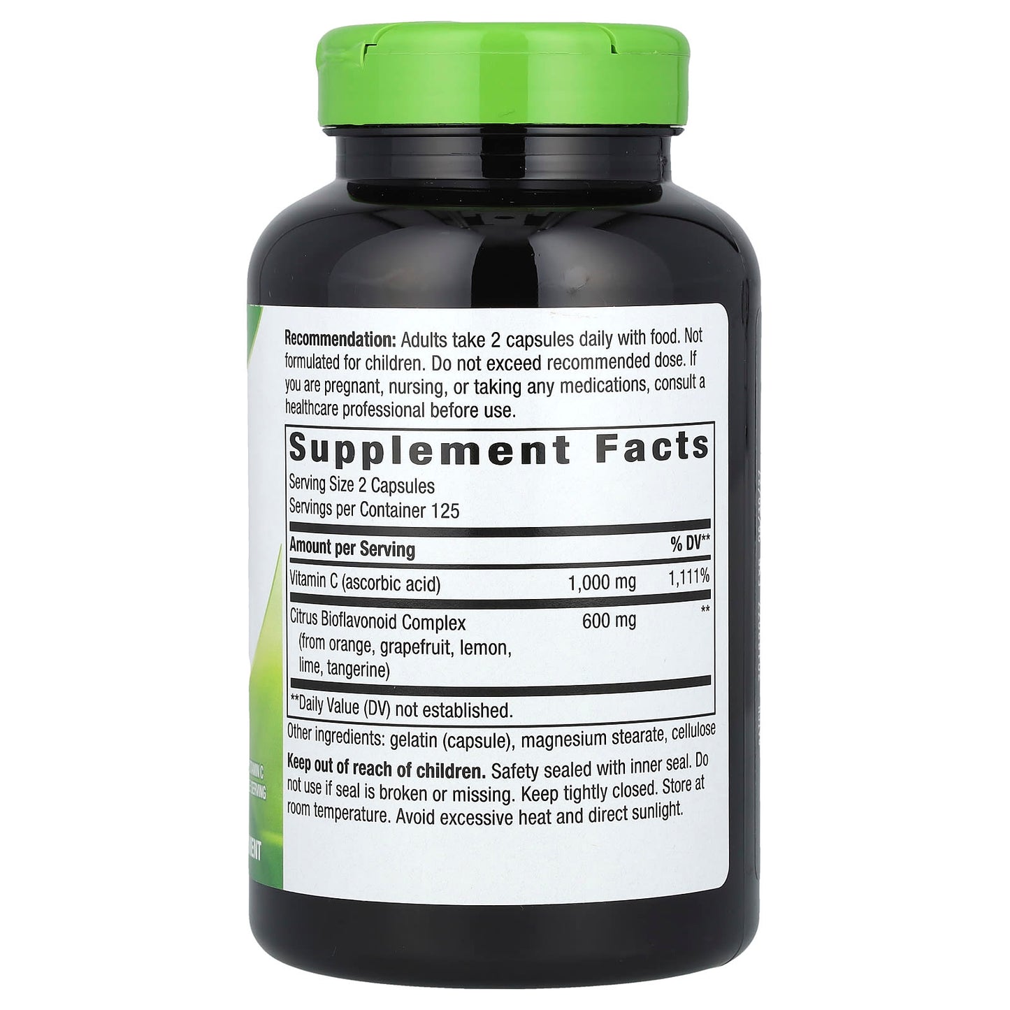 Nature's Way, Vitamin C With Bioflavonoids, 250 Capsules - Image 2