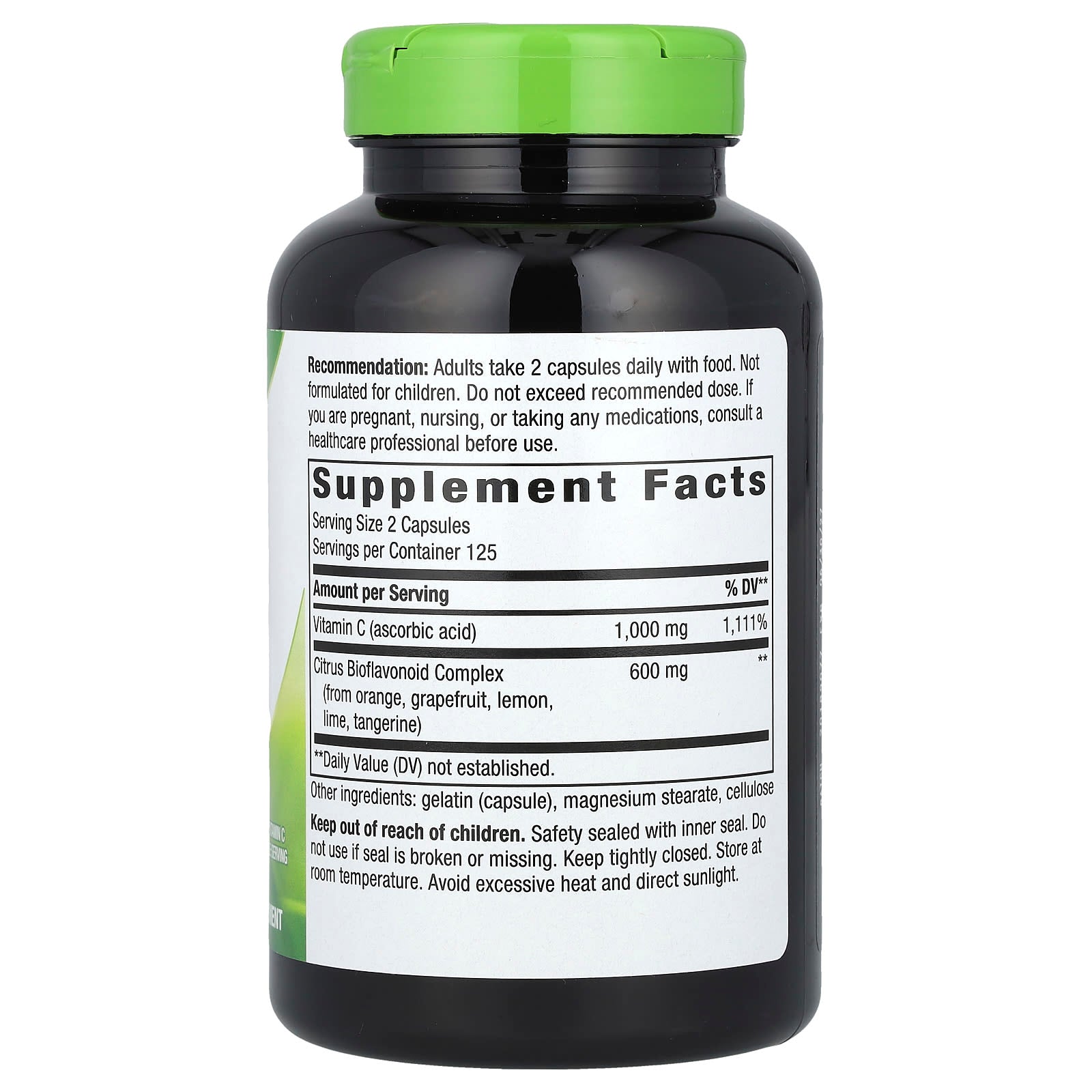 Nature's Way, Vitamin C With Bioflavonoids, 250 Capsules - Image 2