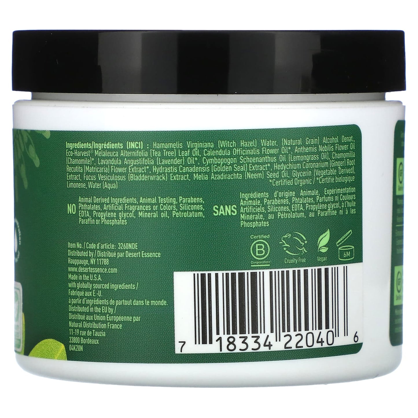 Tea Tree Oil Facial Cleansing Pads for Sensitive Skin | 50 Pads - Image 2