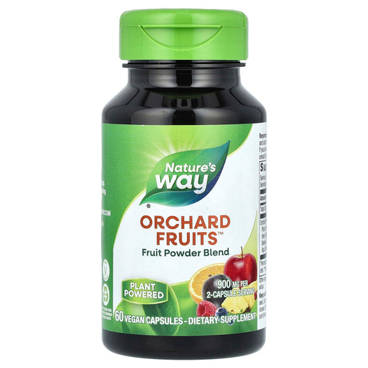 Nature's Way, Orchard Fruits, Fruit Powder Blend, 60 Vegan Capsules - Image 1