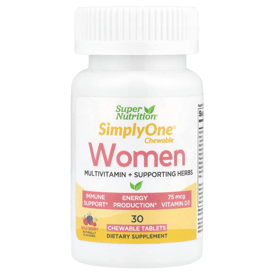 Women's Multivitamin with Organic Botanicals & Vitamin A, 30 Chewables - Image 1