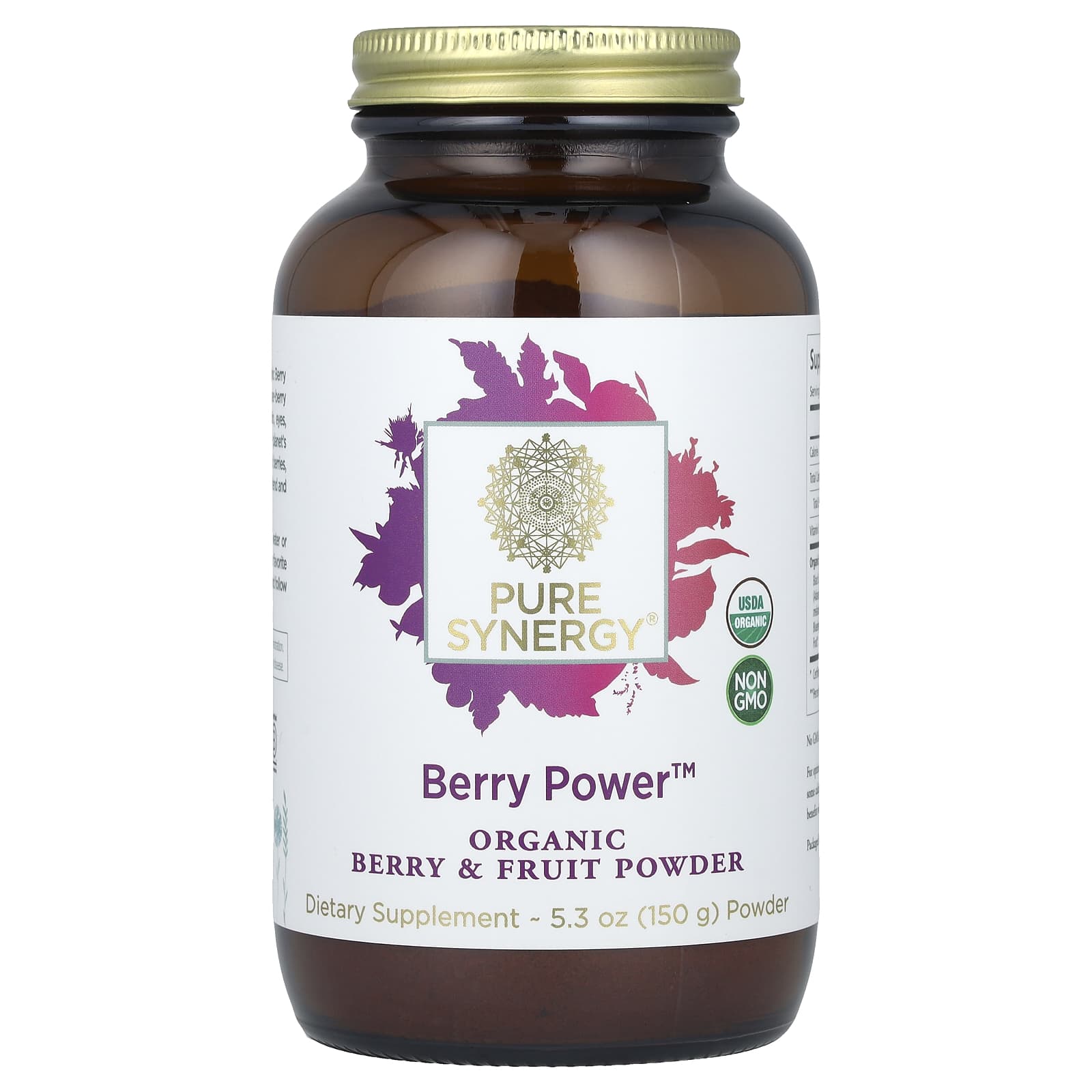 Pure Synergy, Berry Power™, Organic Berry & Fruit Powder, 5.3 oz (150 g) - Image 1