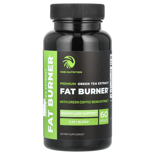 Nobi Nutrition, Premium Green Tea Extract Fat Burner, 60 Capsules - Image 1
