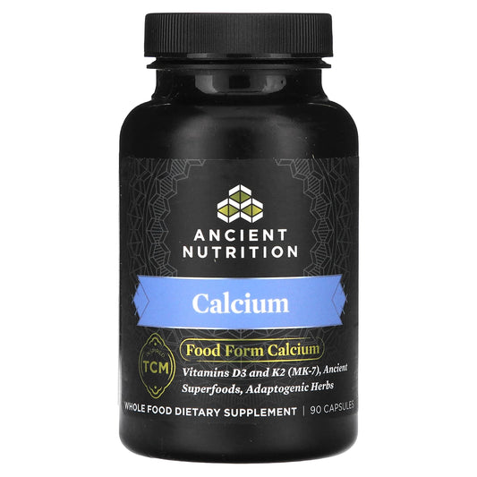 Ancient Nutrition Calcium Supplement with Vitamin D3 & K2 (90 Capsules) - Image 1