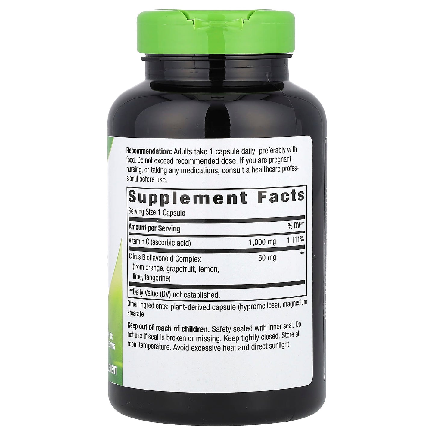 Nature's Way, Vitamin C With Bioflavonoids, Extra Strength, 1,000 mg, 250 Vegan Capsules - Image 2
