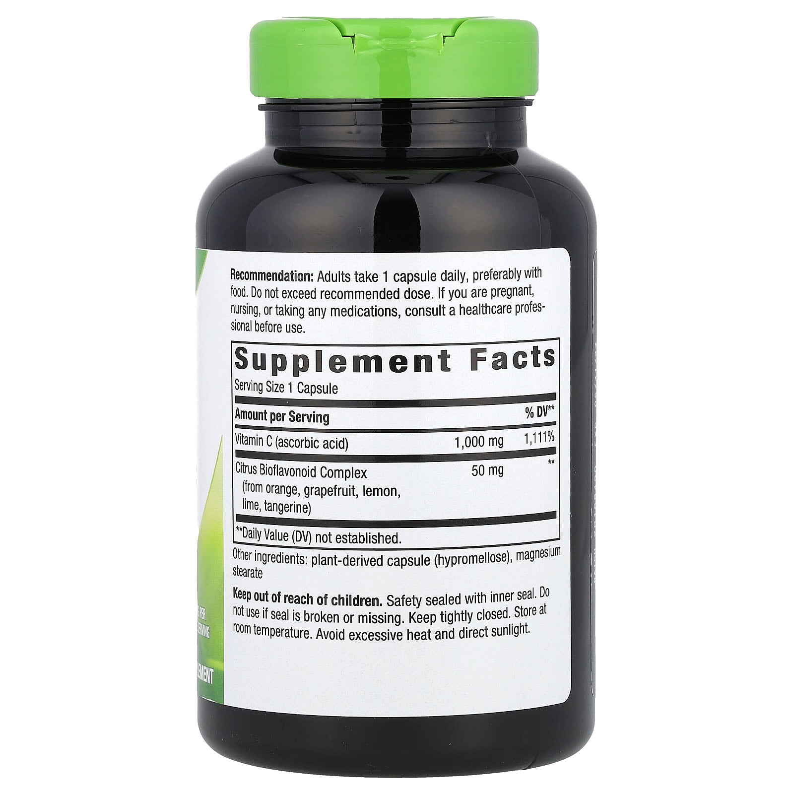 Nature's Way, Vitamin C With Bioflavonoids, Extra Strength, 1,000 mg, 250 Vegan Capsules - Image 2